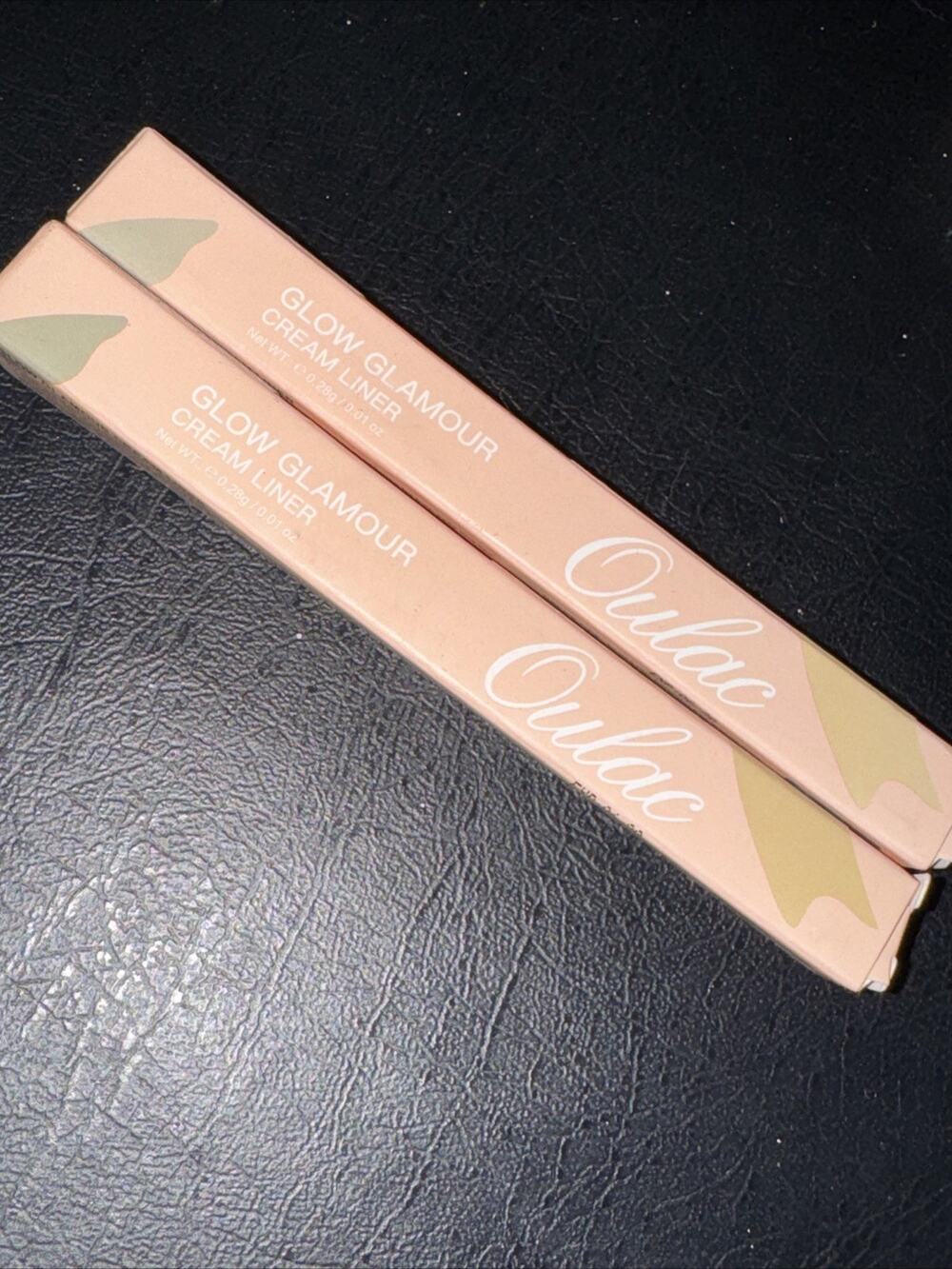 Oulac Glow Glamour Cream Liner 01 Noir 03 Teddy New 2 pack!